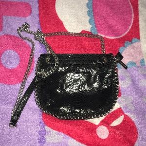 Black snake skin Michael kors purse